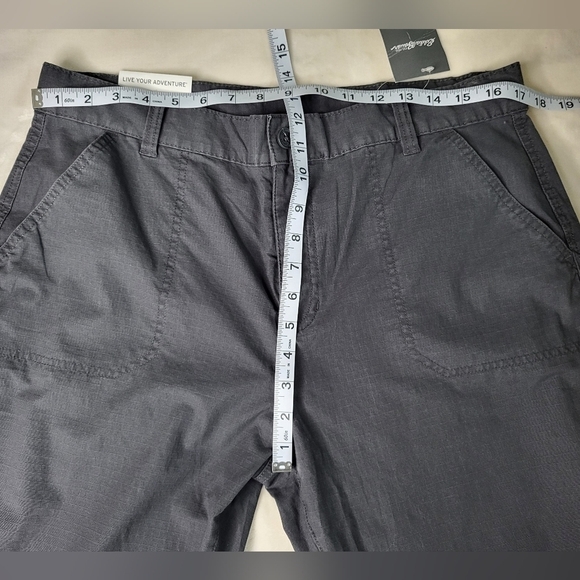 Eddie Bauer Ripstop Adventure Ankle Pants. 14P Carbon - Picture 13 of 14